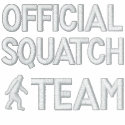 Official Squatch team embroideredshirt