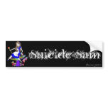 Official Suicide Sam Merch Art by Shannon Justice Bumper Sticker