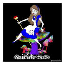 Official Suicide Sam Merch Art by Shannon Justice posters