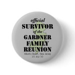 Official Survivor (green) Pinback Button