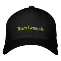 Official Team Green/e Hat 1 embroidered hats by TeamGreene Official Team Green/e Hat 1 embroidered hats