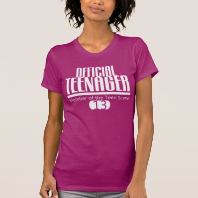 Official TEENAGER 13th BIRTHDAY Tee