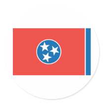 Official Tennessee State Flag stickers