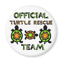 Official Turtle Rescue Team 1 magnets by TurtleHero Official Turtle Rescue Team 1 magnets