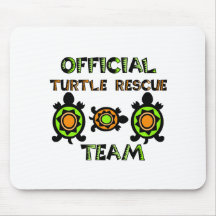 Official Turtle Rescue Team 1 Mouse Pads