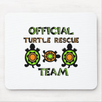 Official Turtle Rescue Team 1 mousepads by TurtleHero Official Turtle Rescue Team 1 mousepads