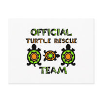 Official Turtle Rescue Team 1 Postcard
