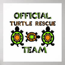Official Turtle Rescue Team 1 Print