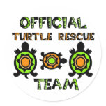 Official Turtle Rescue Team 1 Round Sticker