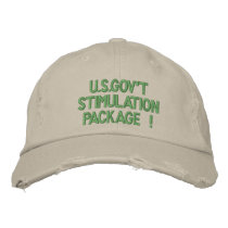 OFFICIAL U.S.GOV'TSTIMULATEPACKAGE... - Customized embroidered hats by moccasinman OFFICIAL U.S.GOV'TSTIMULATEPACKAGE... - Customized embroidered hats