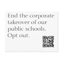 Official United Opt Out Postcards