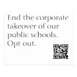 Official United Opt Out Postcards