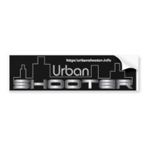 Official Urban Shooter Bumper Sticker bumper stickers by KennBlanchard Official Urban Shooter Bumper Sticker bumper stickers