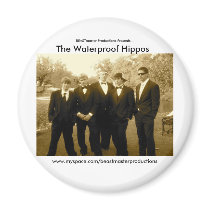 Official Waterproof Hippos Magnet by mtl2023 Official Waterproof Hippos Magnet