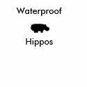 Official Waterproof Hippos Polo t-shirts by mtl2023 Official Waterproof Hippos Polo t-shirts