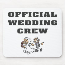 Official Wedding Crew Mousepads