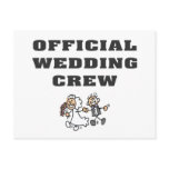 Official Wedding Crew Postcard