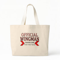 Official WingMan Taking One For The Team Red Canvas Bags