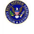 Official World's Best Nephew Department Seal edun LIVE T-Shirt
