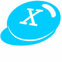 Official X-OUT (Baby Blue Logo) Polo Shirt by dch1314 Official X-OUT (Baby Blue Logo) Polo Shirt