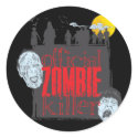Official Zombie Killer stickers by brev87 Official Zombie Killer stickers