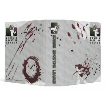 Official "Zombie Shooting League" Avery Binder