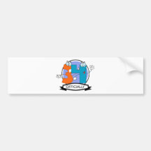 Officially 34 Birthday Banner Bumper Stickers