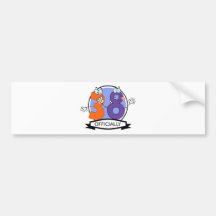 Officially 38 Birthday Banner Bumper Sticker