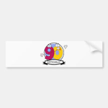 Officially 90 Birthday Banner Bumper Sticker
