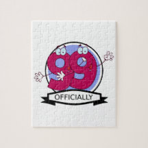 Officially 99 Birthday Banner Puzzle