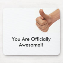 Officially Awesome!! mousepads