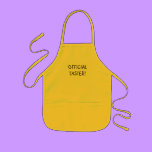 OFFICIALTASTER! - kid's apron