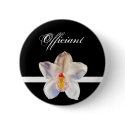 Officiant Wedding ID Badge buttons