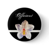 Officiant Wedding ID Badge buttons