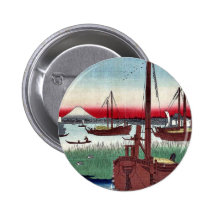 Offing of Tsukuda by Ando,Hiroshige Buttons