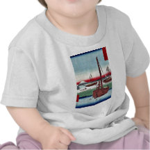 Offing of Tsukuda by Ando,Hiroshige Shirt