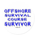 Offshore Course Survivor, Oil Field Sticker