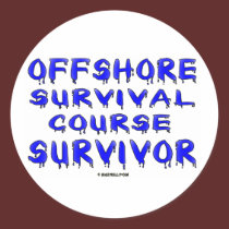 Offshore Course Survivor, Oil Field Sticker by boozykelly Offshore Course Survivor, Oil Field Sticker