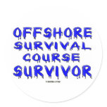 Offshore Course Survivor, Oil Field Sticker