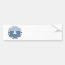 Offshore Cruise Sailing Bumper STicker