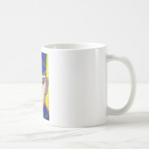 Oficial de policía chino enojado (pintura del retr tazas
