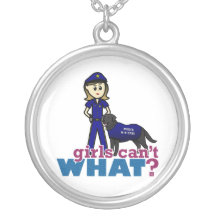 Oficial del colmillo de la policía joyeria personalizada