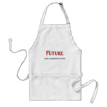 Oficial futuro de la protección de agua delantal