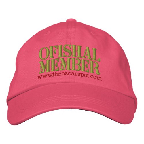 Ofishal Member embroideredhat