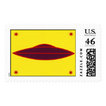 OFU --- OBJECT FLYING UNIDENTIFIED postage by EVENSTING OFU --- OBJECT FLYING UNIDENTIFIED postage