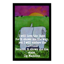 Og Mandino Quote - POSTER posters by seapearls Og Mandino Quote - POSTER posters