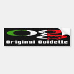 OG - original guidette Bumper Sticker