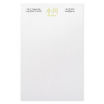 Ogawa Monogram Stationery Design
