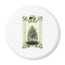 Ogham runes - Ioho Refrigerator Magnet