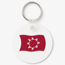 Oglala Lakota Flag Keychain by livingflags Oglala Lakota Flag Keychain